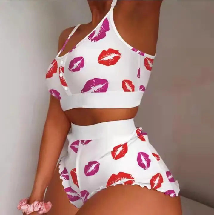 Pijama Sexy 2 Peças: Conforto, Estilo e Ousadia em Cada Noite!"